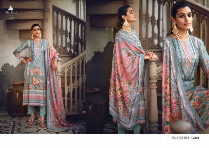 Raaya By Cinderella 10339-10344 Printed Salwar Suits Catalog
